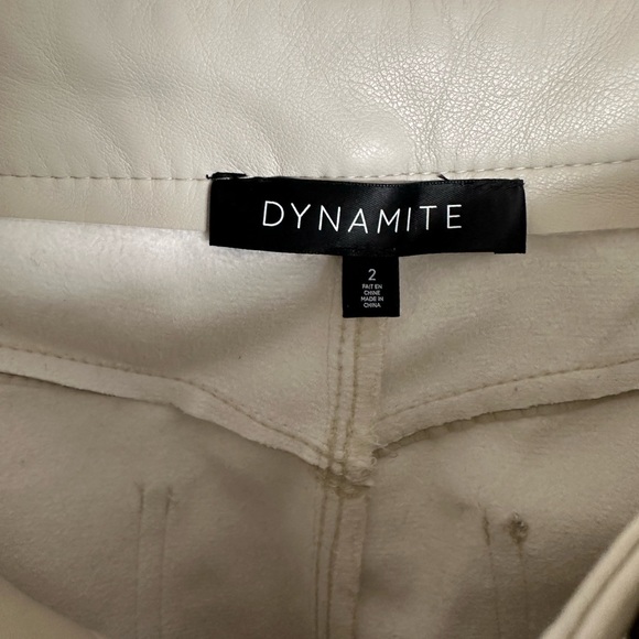 Lined. Leather pants - Picture 2 of 2